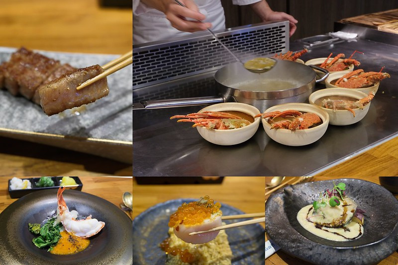 新北板橋新開幕｜阪前鐵板燒，和牛套餐一次吃到A5和牛/龍蝦二吃/南非活鮑魚/北海道干貝！（近捷運新埔站）