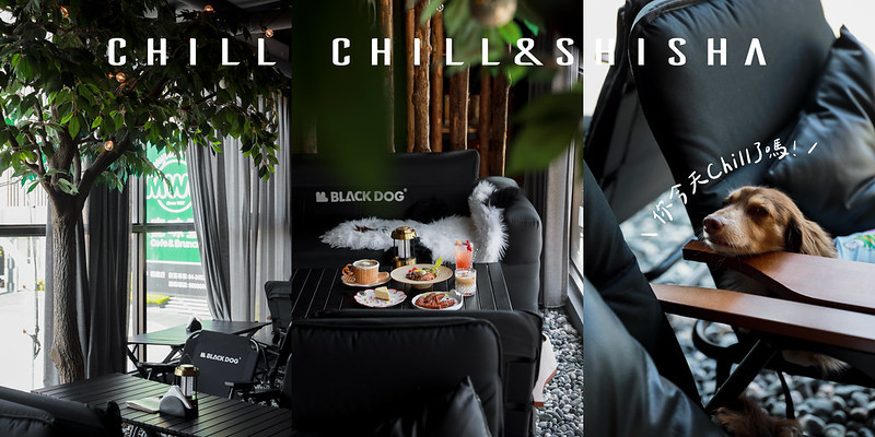 【西屯區/逢甲商圈】從陽光到暮光，寵物友善的露營風餐酒館-雲霧 Chill Chill & Shisha