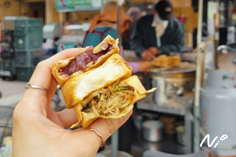 [雲林斗六]斗六西市場無名車輪餅。紅豆餅/牛奶餅/蔬菜餅 #迷你 #古早味