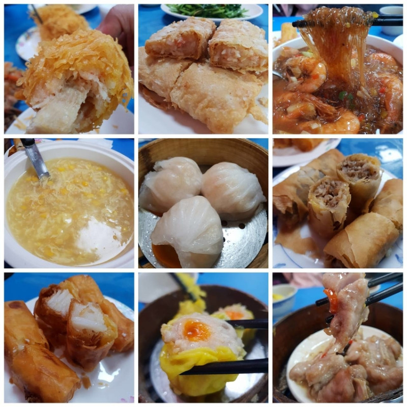 【中和.南勢角】華新街美食推薦。祥鈺超平價港式茶樓。推蒸排骨+虎皮捲+馬蹄條+甘蔗蝦