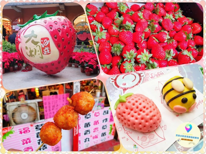 [遊]苗栗 遇見幸福甜蜜好滋味 草莓讓生活更美好 草莓熱狗 草莓花枝丸 草莓貢丸湯 這裡也吃的到!!! 大湖酒莊、大湖草莓文化館