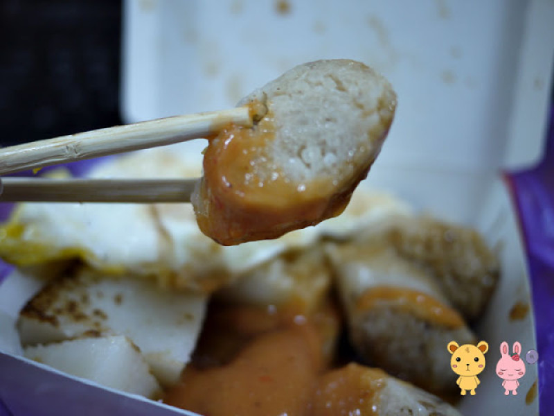
【台中第二市場】王記菜頭粿+米腸+蛋
