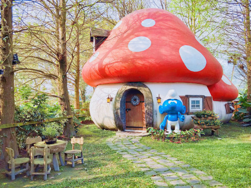 住宿【花蓮。花見幸福莊園】蘑菇小屋｜根本來到童話故事｜我不要退房拜託