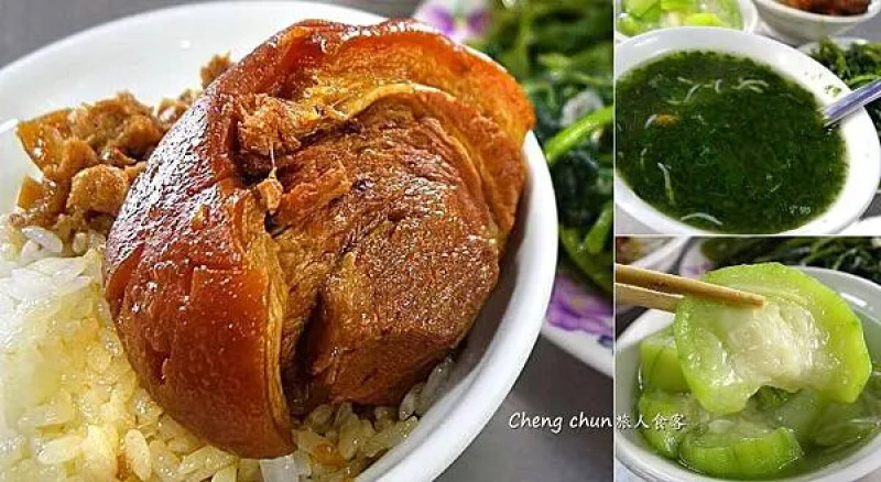 台中第二市場【山河魯肉飯】爌肉飯就愛這一味 ! 中區超人氣排隊老店