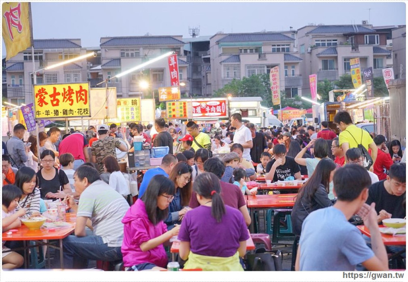 台中旱溪夜市美食遊戲攤位懶人包 | 一周營業四天的超人氣夜市