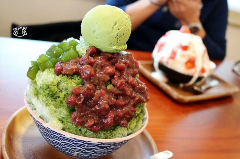 【桃園】Tama Tama たまたま 慢食堂-冬天吃冰居然也要排隊 宇治金時抹茶冰．優格草莓冰．日式糰子