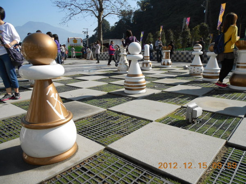 好大的西洋棋！