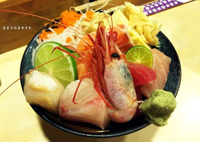 [台北中山區]小六食堂|小六海鮮丼$170|炙燒鮭魚丼$160|捷運行天宮站3號出口
