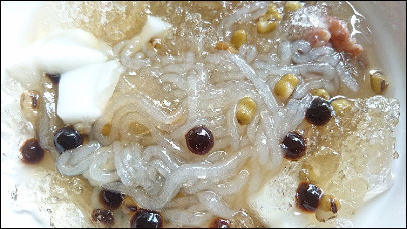 泰山美食下午茶新組合~排隊全興大腸麵線配新莊公園粉條冰泰山總店