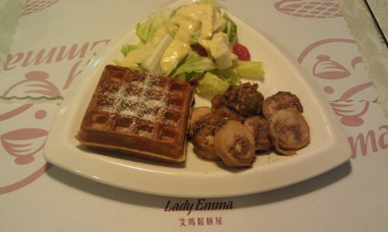 【台北天母、士林區- 週邊美食】《義大利麵、燉飯、鬆餅、輕食、沙拉 、咖啡、飲料、下午茶》『艾瑪鬆餅屋Lady Emma - 天母店』2013.03.16