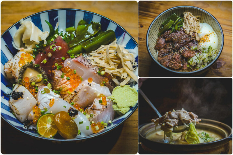 知名日本無菜單料理，超高CP值日料午間定食只要280元起 │ 推薦必點招牌生魚丼、澳洲和牛燒肉丼 │ 台北終身