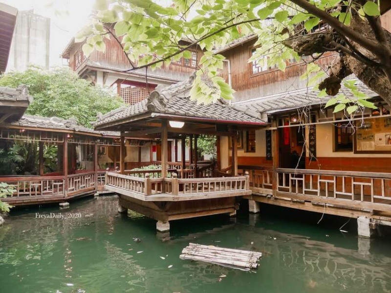 無為草堂人文茶館│台中南屯區 藏身公益路絕美景觀餐廳 隱藏市區庭園包廂茶館