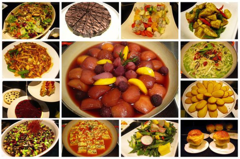 【台北市】豐富多元異國蔬食料理吃到飽Buffet-果然匯。蔬食宴