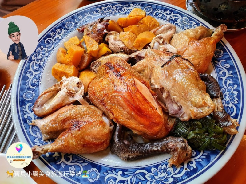 [食]宜蘭 吃飽喝足 養生健康 獨特豆腐乳沾醬 讓烤雞更加甘甜美味 老媽媽豆腐乳烤香雞全餐