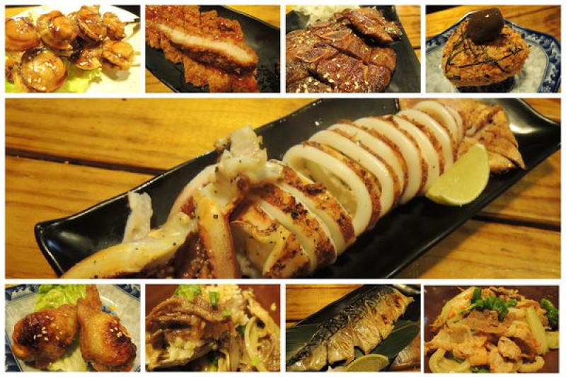  永和 頂溪站 阿國海鮮燒烤小鋪 日式鹽烤新鮮海鮮  居酒屋 品嘗明太子雞翅 飯糰  豬小排都不錯吃喔~!