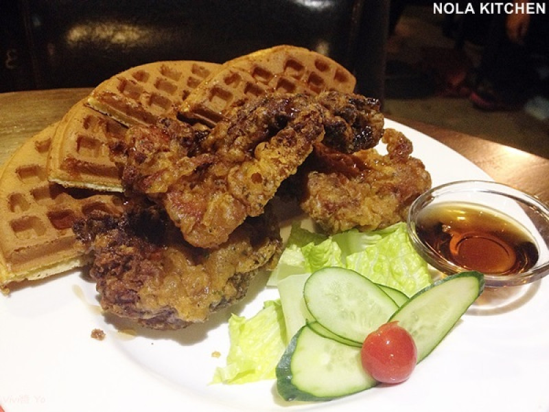*台北信義區*NOLA KITCHEN~炸雞鬆餅絕妙搭配