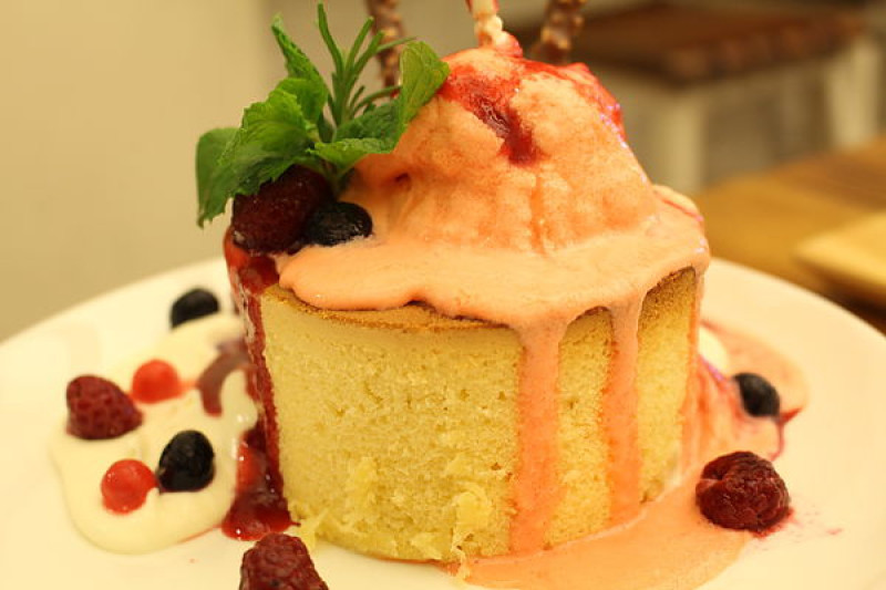 日式厚燒鬆餅5公分厚❤Butter巴特早午餐二訪