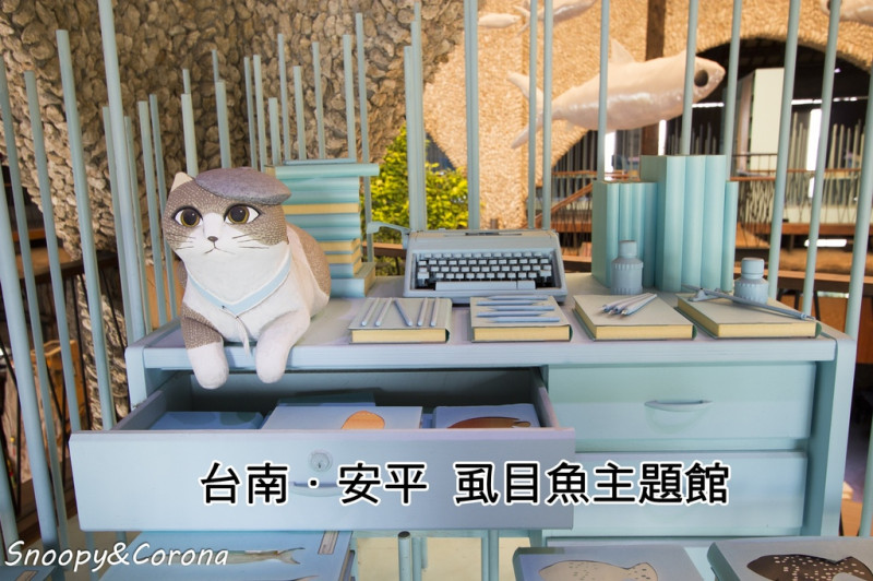 【玩樂．台南】虱目魚主題館～台南安平觀光工廠，可愛俏皮的貓咪陪伴大家認識虱目魚