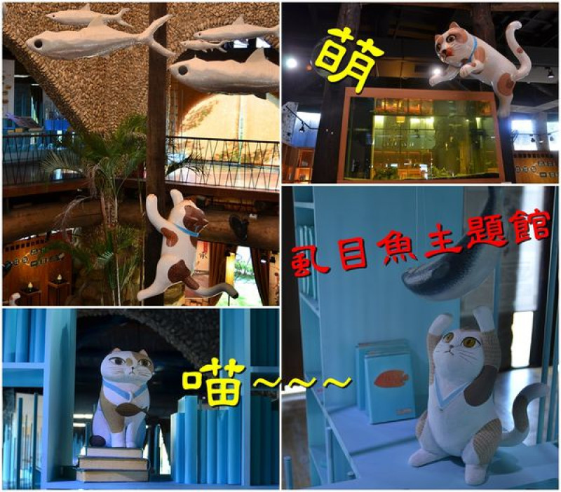 【台南安平區】『虱目魚主題館』~好萌啊！貓咪偷吃虱目魚！億載金城無料小公園，寶貝玩到不想離開！