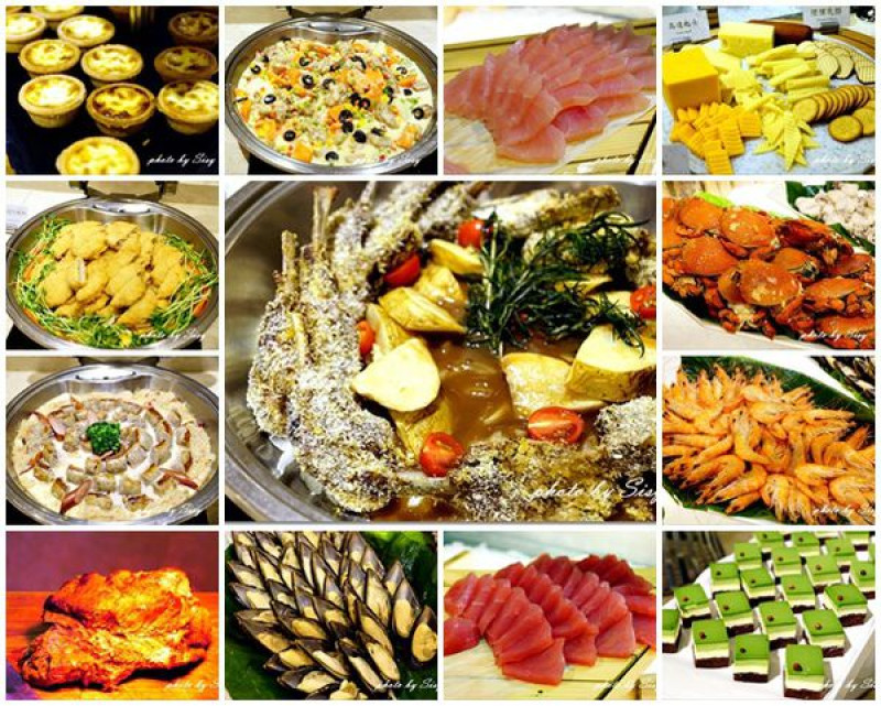 台北富信大飯店樂廚自助餐廳Buffet~八國料理饗宴任你吃，還有各國建築積木展示~南港展覽館附近