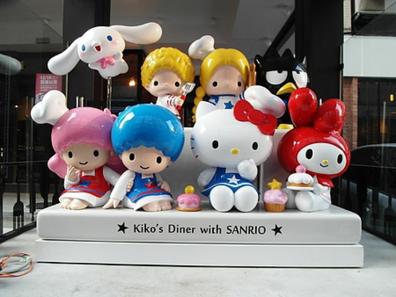 [食記] kikos diner ▲▽▲忠孝敦化站▽▲▽ 讓人為之瘋狂的三麗鷗美式餐廳 (附完整菜單)