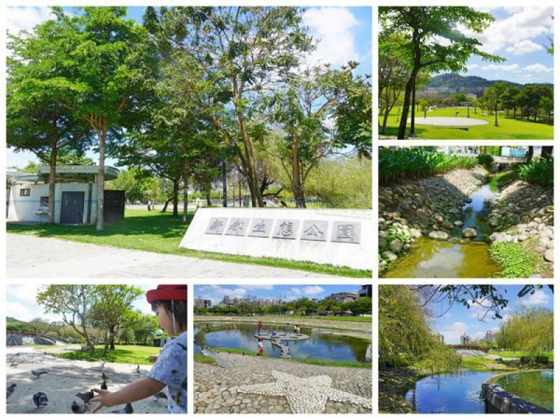 {台中景點}台中第一個以生態工法開闢的公園：新都生態公園，超大腹地讓孩子盡情放電，還可以賞魚、賞鳥，秋冬還有超美落羽松！