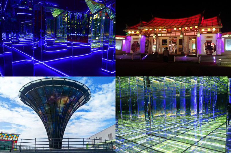 鹿港景點_台灣玻璃館/玻璃廟/宇宙塔│黃金隧道、海底世界你來過了嗎？ - 愛伊特candy的分享樂園