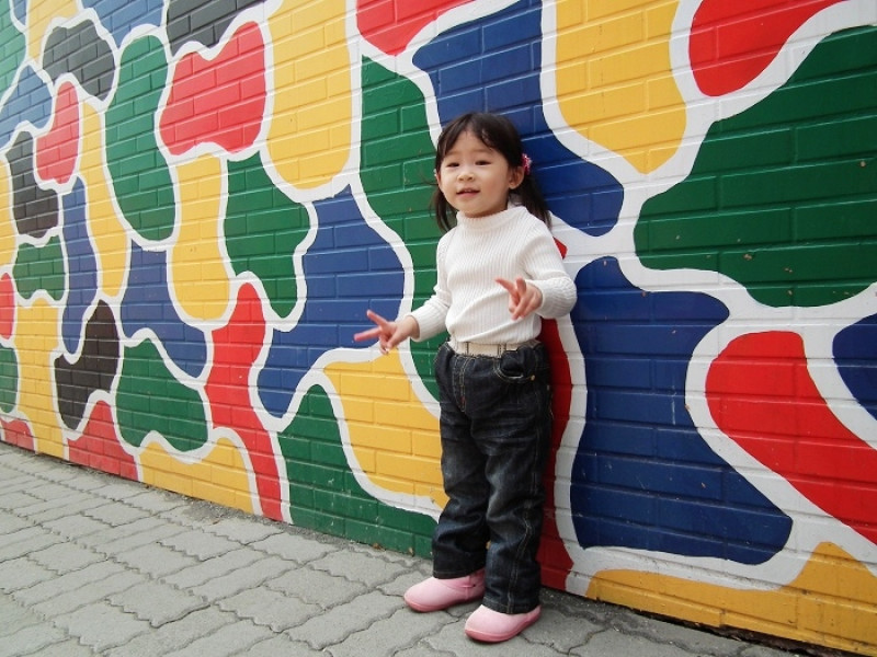 《雙寶過新年》【台南永康區】復興路彩繪眷村一遊