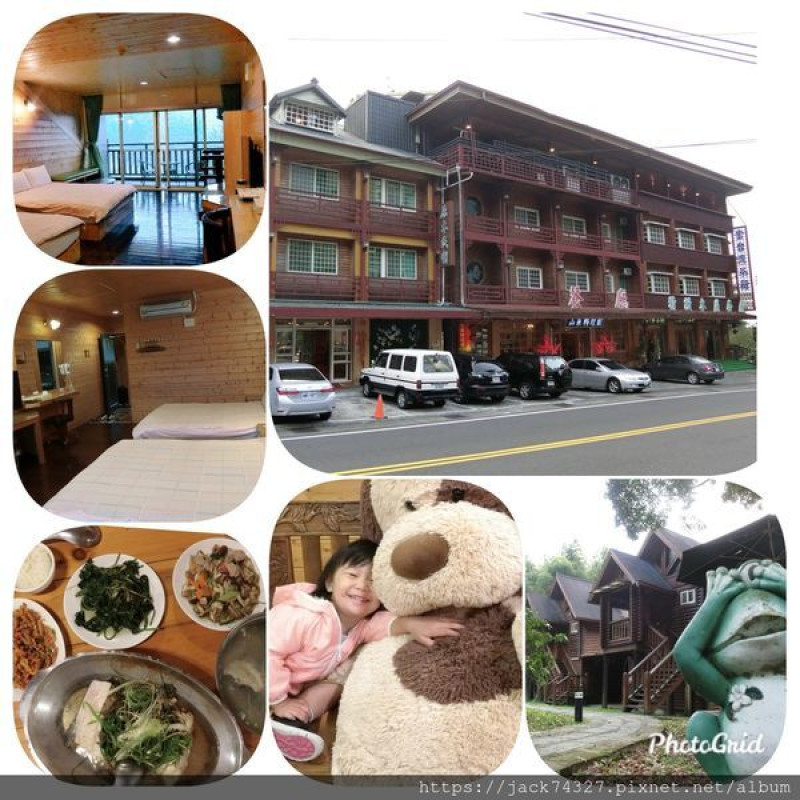 {南投溪頭住宿} 溪頭住宿推薦：金台灣山莊。全檜木裝潢合法民宿，交通便利景觀山景優美，還可以吃到茶葉入菜的特色料理，大手拉小手專案好吃又好玩