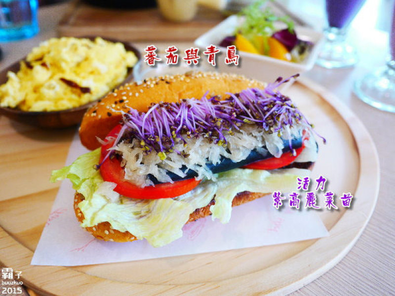 蕃茄與青鳥，活力紫高麗菜苗新登場～～        
      