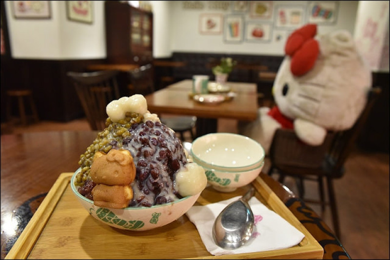 《捷運板南線美食/國父紀念館站》凱蒂冰菓室&紅櫻花Hello Kitty台灣伴手禮~附近東區216巷還有另一間熱門的無嘴貓火鍋店！