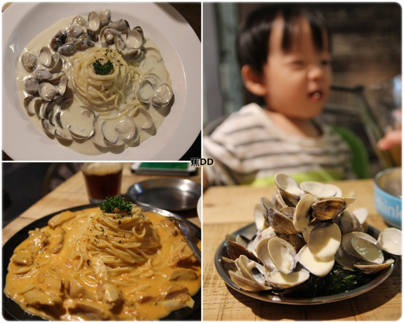 [食記] [台中 – 義式] [北區] 近五十顆蛤蠣挑殼挑到手軟的學生族人氣餐廳 / HUN 混 - 蕉DD的初來乍到