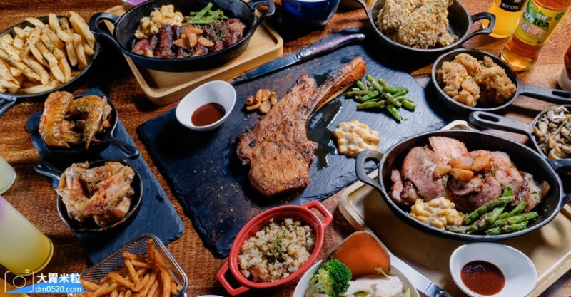 平日點排餐享沙拉吧吃到飽,MASTRO CAFE(戰斧教父內湖店),,SOP脆皮炸雞/牛尾湯無限喝！加50元再享粉紅氣泡酒/啤酒無限暢飲！內湖餐酒館推薦,內湖牛排餐廳推薦,內湖美式餐廳推薦,捷運港墘站