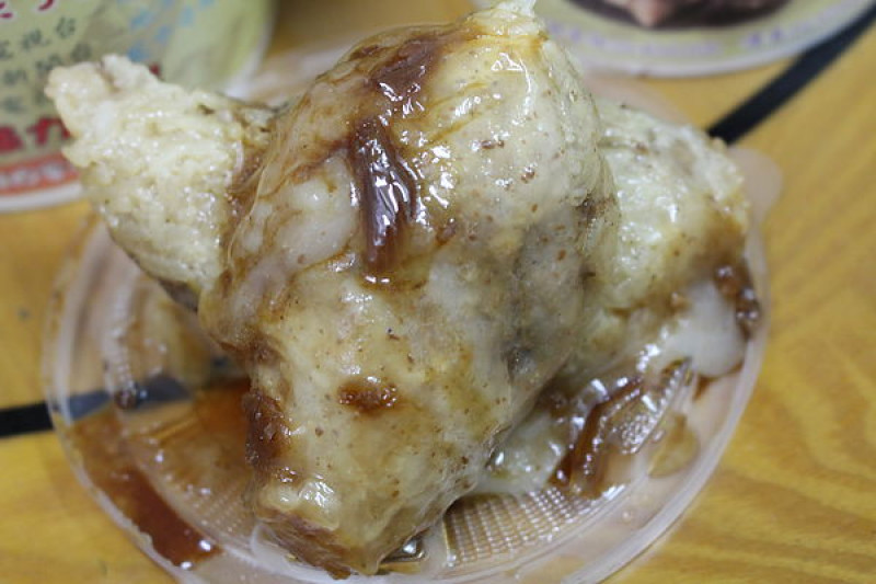 三代祖傳的老味道特殊菱角形造型肉粽❤員林北門肉粽