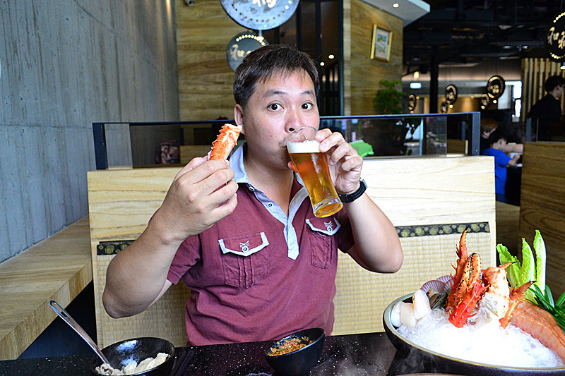 痛快品嚐精緻海鮮的同時.當然也要有啤酒相陪囉~台中-和稻鍋物