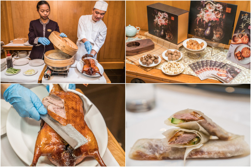 台北烤鴨三吃推薦 怡園中餐廳『威士忌醬烤鴨三吃』｜限量手工月餅｜台北西華飯店美食｜包廂餐廳｜中秋禮盒｜台北粵菜推薦