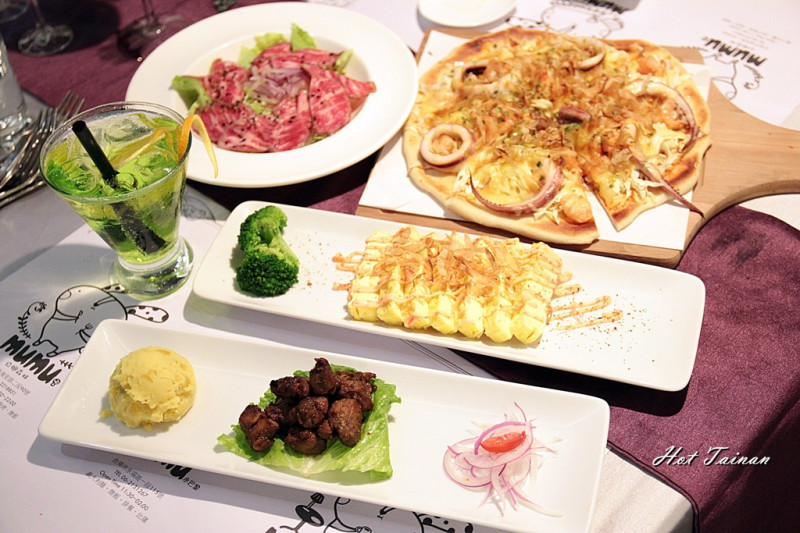 【台南中西區】微醺之夜~與夜晚來場浪漫的巴黎邂逅：Mumu小巴黎餐酒館