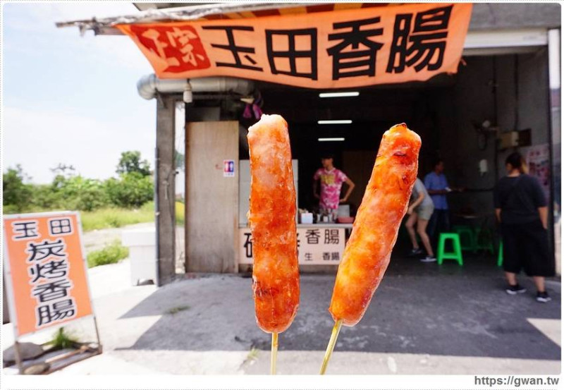 宜蘭必吃玉田炭烤香腸，隱藏田野間的飄香美味