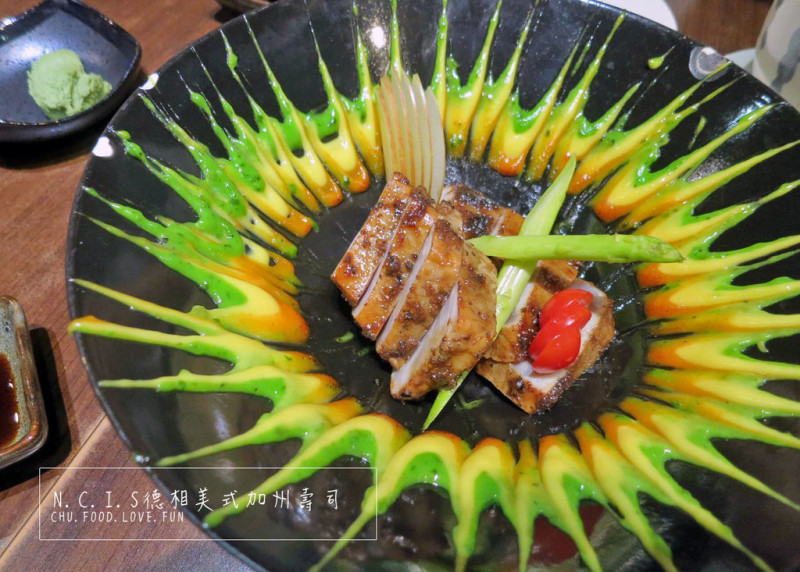 【台北，大安區｜美式】美日台聯手，創意新風味 ▧ N.C.I.S 德相美式加州壽司 ▧ 精彩料理連老外都喜愛