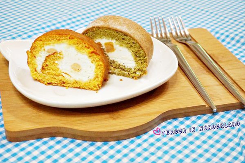 [網購宅配] 菠啾花園-團購美食 母親節蛋糕預購!!! 吃得美味、也要吃得健康 ♪地瓜葉蛋糕捲♡番茄蛋糕捲♫