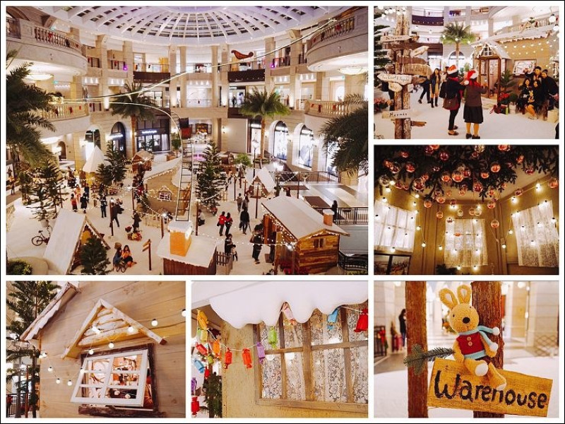 《捷運板南線/市政府站景點》信義區BELLAVITA寶麗廣場(貴婦百貨)~2016夢幻聖誕村☃️