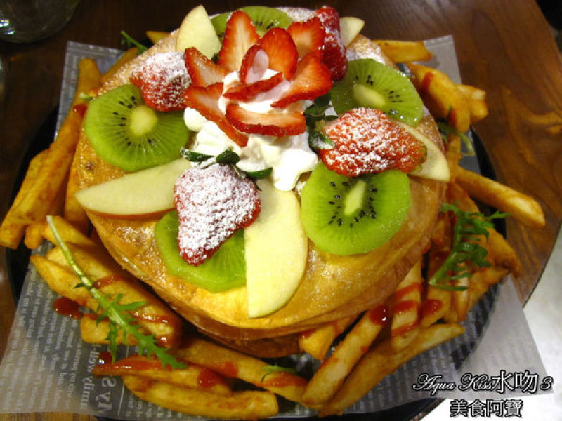 【台北市】獨創披薩千層塔六層精緻美味一次品嚐-Aqua Kiss水吻3        
      