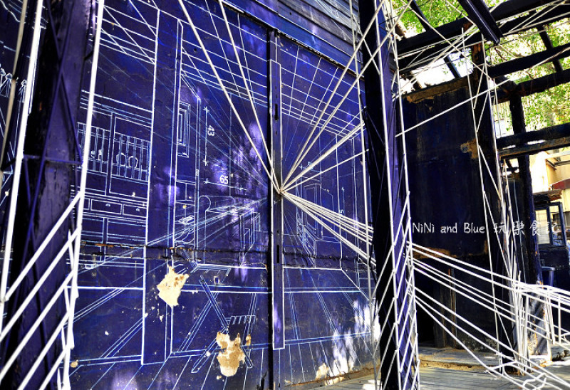 【台南景點】3D版新藍晒圖，旅遊台南舊司法宿舍文創園區，新光三越對面