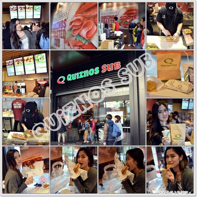 體驗x試吃美式潛艇堡》信義區Att 4 Fun。市政府站。台北101/世貿站》來自美國丹佛 Quiznos SUB香烤三明治