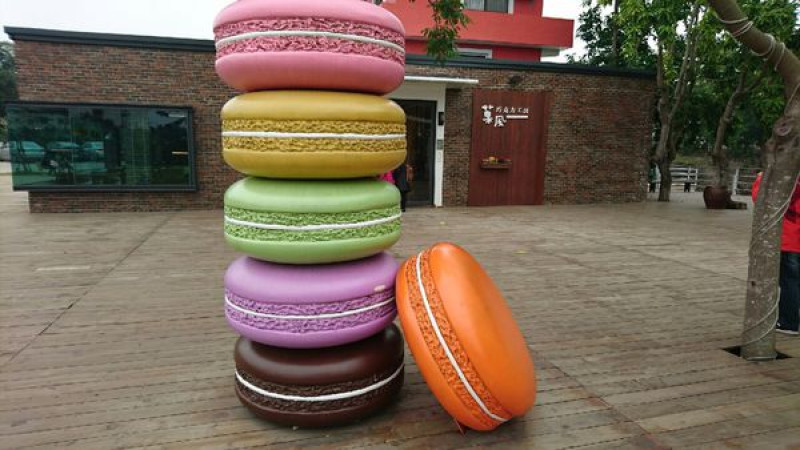 【雲林】比人高的馬卡龍、DIY巧克力、親子遊玩的好地方 『菓風巧克力工房』