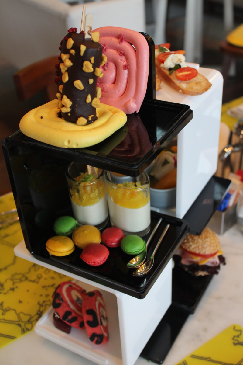 W hotel -The Kitchen Table七月推出的【玩色時尚下午茶】~