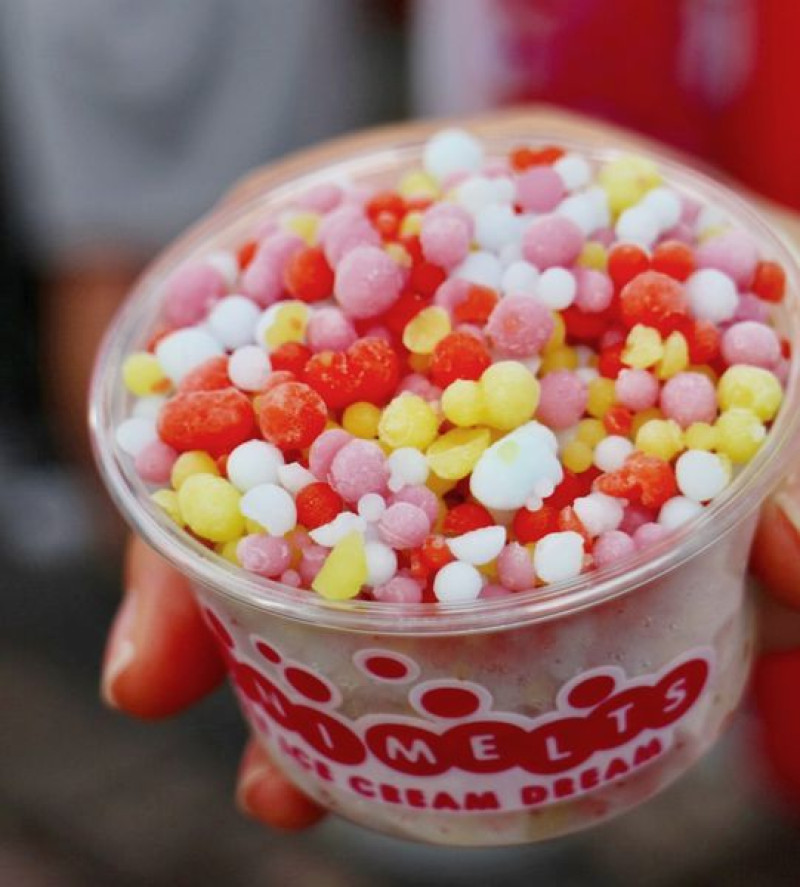 ♫捷運周邊美食，捷運西門站，Mini Melts 粒粒冰淇淋