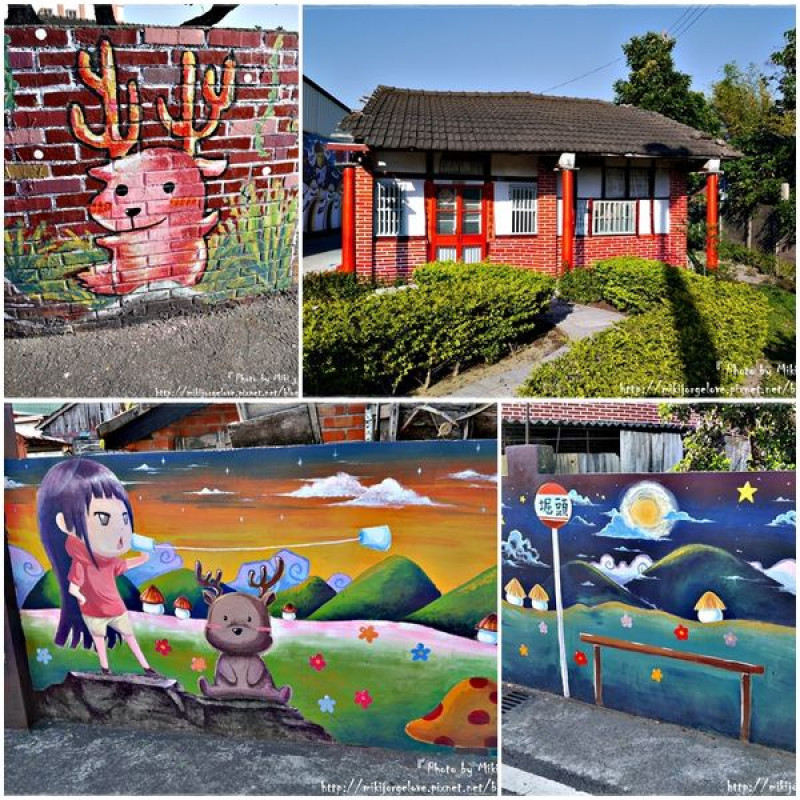♥♥♥『雲林。玩』還沒太多人發現的好去處，可愛彩繪村【虎尾。崛頭社區麋鹿彩繪村】【帶著毛孩一日輕旅行】