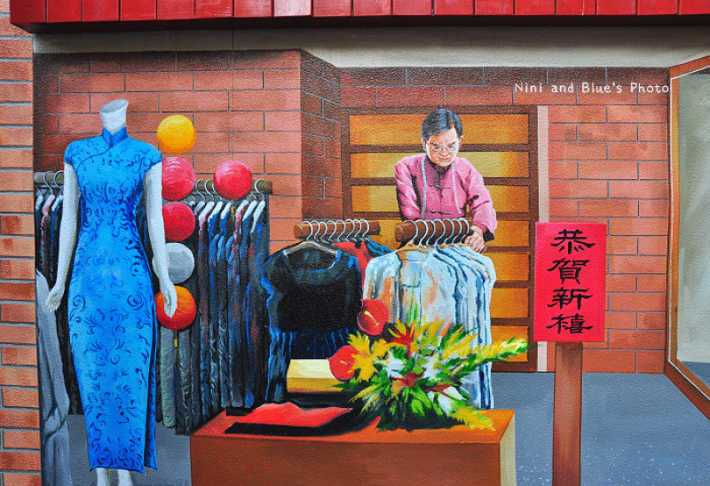 【台中景點】沙鹿旅遊景點，美仁里彩繪村，台灣鄉村生活寫實彩繪，光田醫院對面巷弄，沙鹿火車站正對面