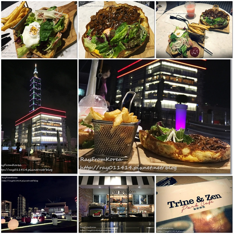 [輕食下午茶]市政府站 松高微風 想要輕鬆悠閒看101美景請到這 Trine & Zen 崔妮傑恩 松高店